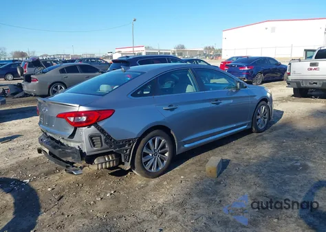 2015 Hyundai Sonata Sport z USA, uszkodzony, nr VIN 5NPE34AF7FH245316